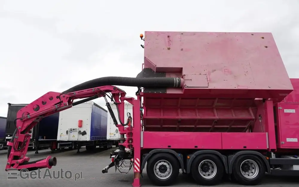 MAN TGS 35.480 / 8X4 / KOPARKA SSĄCA /  ASENIZACYJNY / ŁADOWARKA PRÓŻNIOWA / WUKO / MTS SAUGBAGGER / STEROWANIE RADIOWE / 