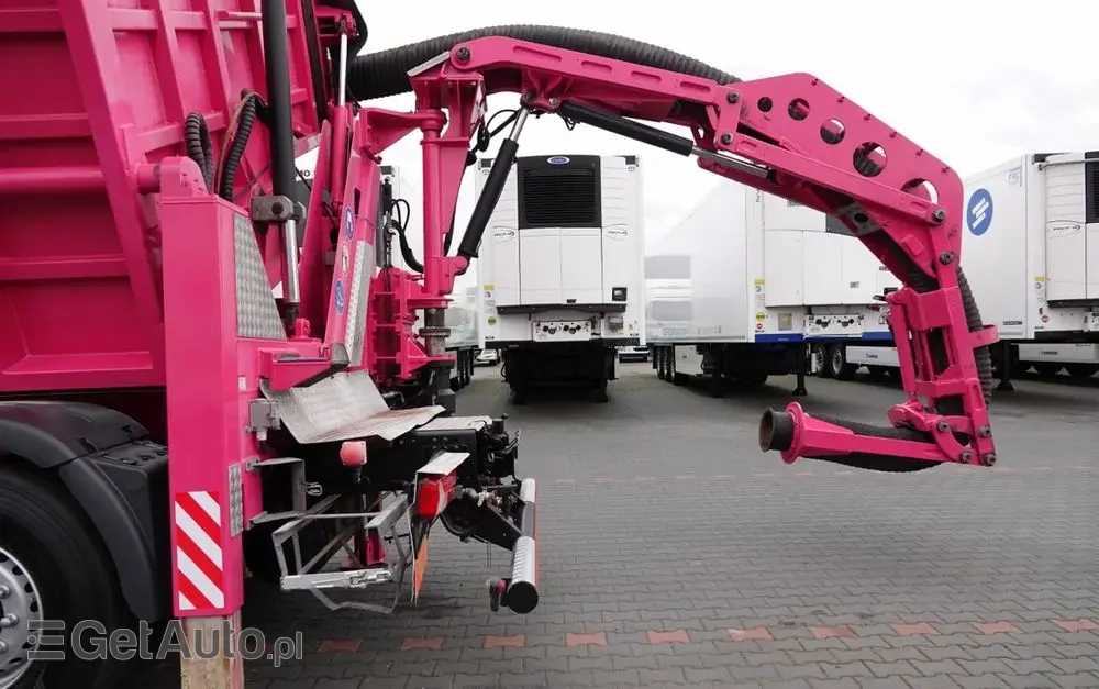 MAN TGS 35.480 / 8X4 / KOPARKA SSĄCA /  ASENIZACYJNY / ŁADOWARKA PRÓŻNIOWA / WUKO / MTS SAUGBAGGER / STEROWANIE RADIOWE / 