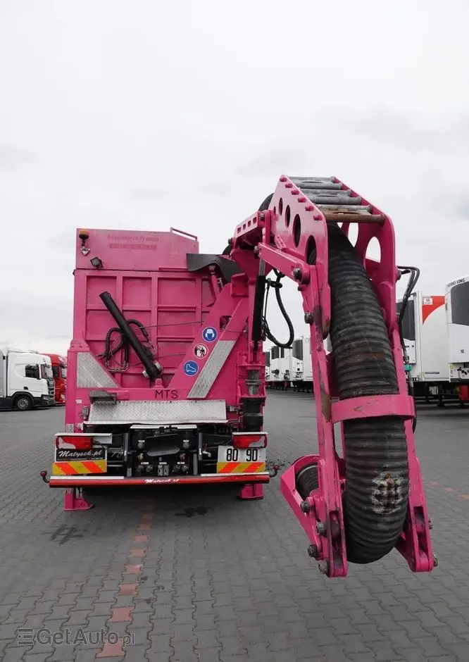 MAN TGS 35.480 / 8X4 / KOPARKA SSĄCA /  ASENIZACYJNY / ŁADOWARKA PRÓŻNIOWA / WUKO / MTS SAUGBAGGER / STEROWANIE RADIOWE / 