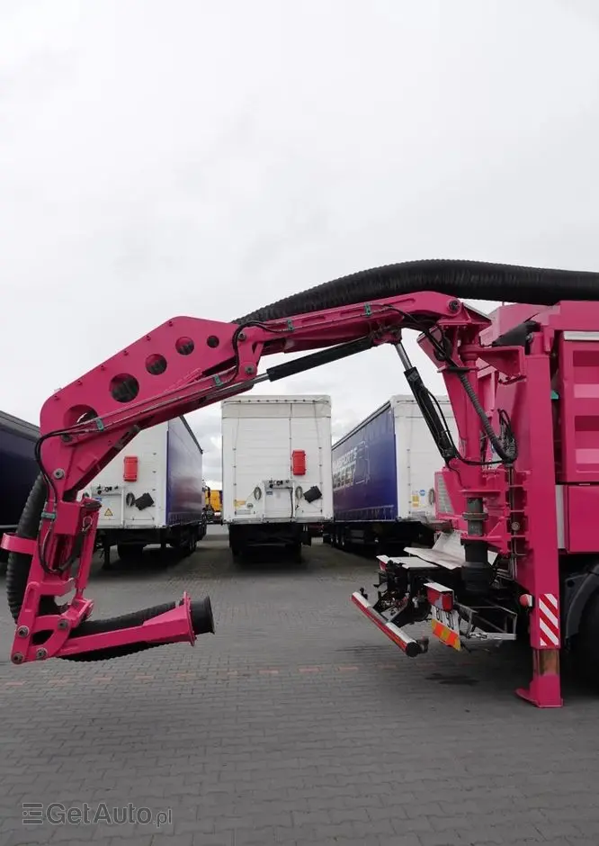 MAN TGS 35.480 / 8X4 / KOPARKA SSĄCA /  ASENIZACYJNY / ŁADOWARKA PRÓŻNIOWA / WUKO / MTS SAUGBAGGER / STEROWANIE RADIOWE / 