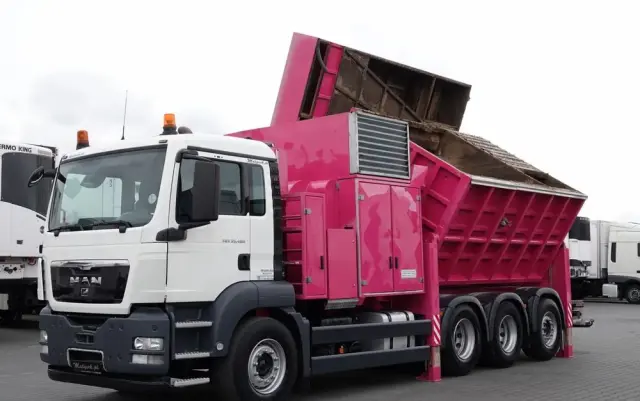 MAN TGS 35.480 / 8X4 / KOPARKA SSĄCA /  ASENIZACYJNY / ŁADOWARKA PRÓŻNIOWA / WUKO / MTS SAUGBAGGER / STEROWANIE RADIOWE / 