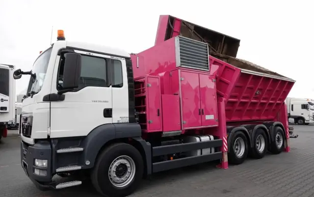 MAN TGS 35.480 / 8X4 / KOPARKA SSĄCA /  ASENIZACYJNY / ŁADOWARKA PRÓŻNIOWA / WUKO / MTS SAUGBAGGER / STEROWANIE RADIOWE / 