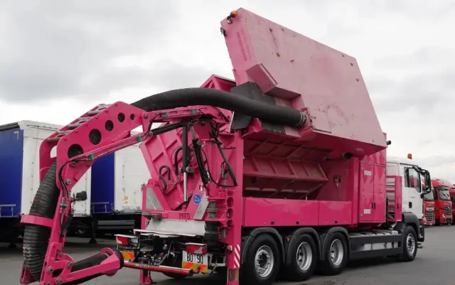 MAN TGS 35.480 / 8X4 / KOPARKA SSĄCA /  ASENIZACYJNY / ŁADOWARKA PRÓŻNIOWA / WUKO / MTS SAUGBAGGER / STEROWANIE RADIOWE / 