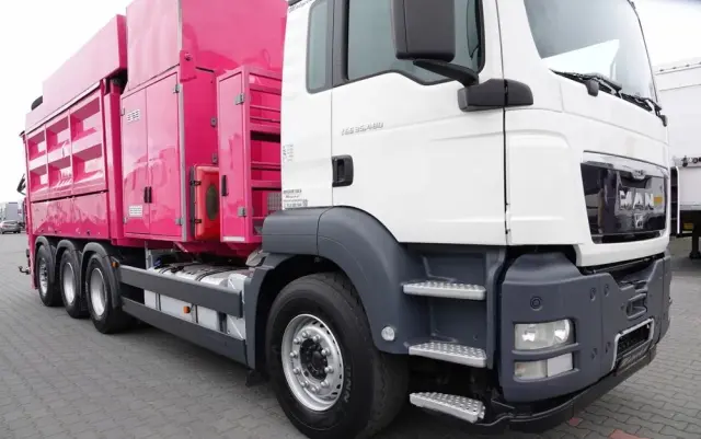 MAN TGS 35.480 / 8X4 / KOPARKA SSĄCA /  ASENIZACYJNY / ŁADOWARKA PRÓŻNIOWA / WUKO / MTS SAUGBAGGER / STEROWANIE RADIOWE / 