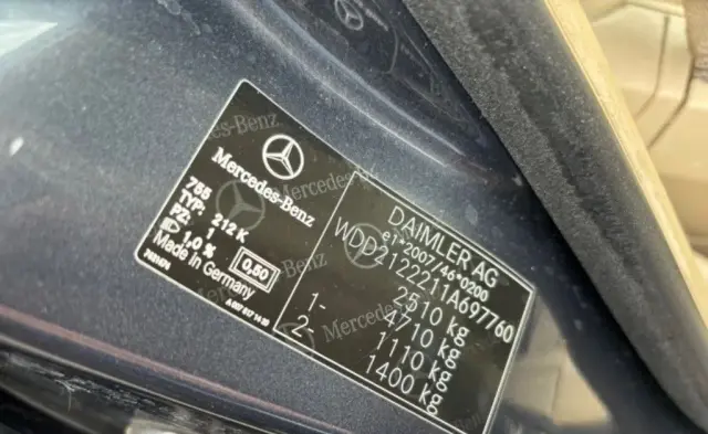 MERCEDES-BENZ Klasa E 