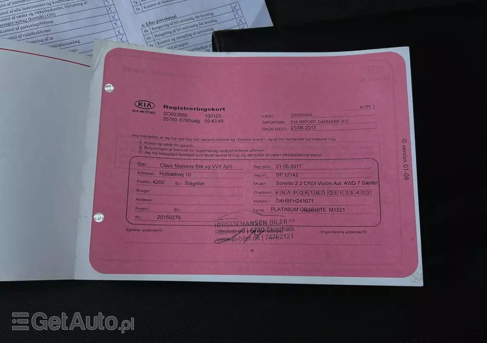 KIA Sorento 2.2 CRDi AWD Vision