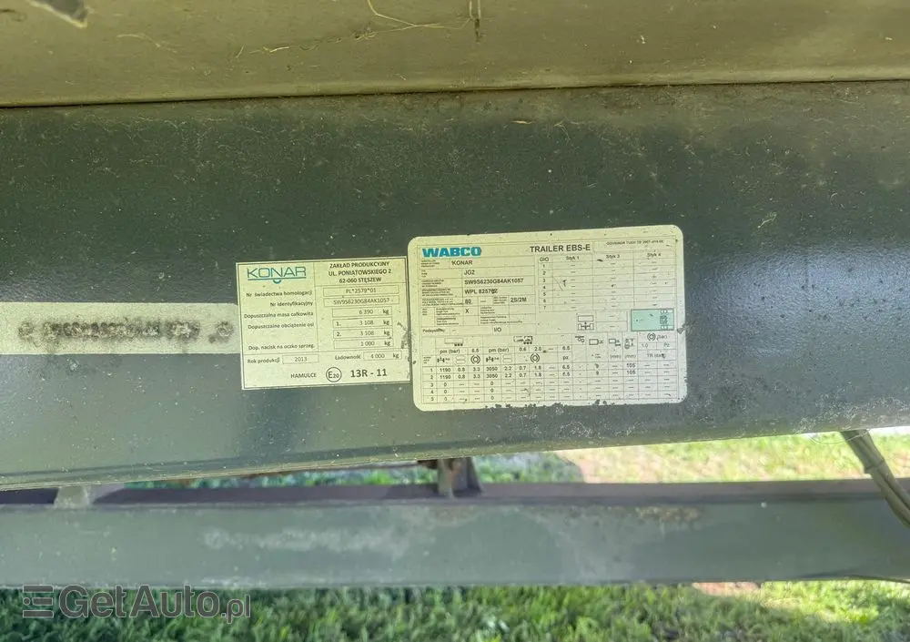 KONAR Firanka Plandeka 