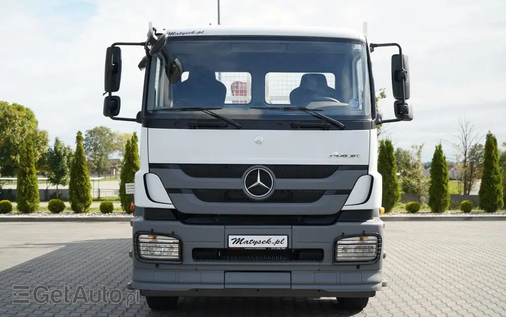 MERCEDES-BENZ / AXOR 2633 / 6X4 / SKRZYNIOWY - 6,55 M / MOCNA PODŁOGA / HDS FASSI F155 / wysów: 10 M / MAX UDŹWIG 6 000 KG / MANUAL  / STEROWANIE RADIOWE / 