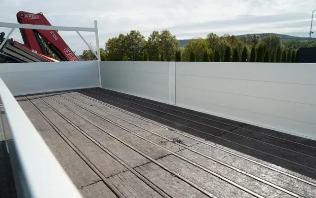 MERCEDES-BENZ / AXOR 2633 / 6X4 / SKRZYNIOWY - 6,55 M / MOCNA PODŁOGA / HDS FASSI F155 / wysów: 10 M / MAX UDŹWIG 6 000 KG / MANUAL  / STEROWANIE RADIOWE / 