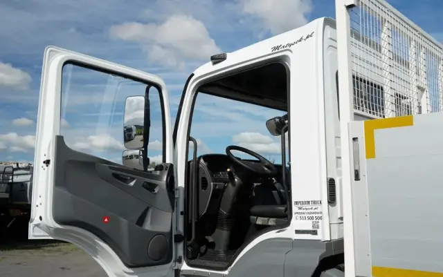 MERCEDES-BENZ / AXOR 2633 / 6X4 / SKRZYNIOWY - 6,55 M / MOCNA PODŁOGA / HDS FASSI F155 / wysów: 10 M / MAX UDŹWIG 6 000 KG / MANUAL  / STEROWANIE RADIOWE / 