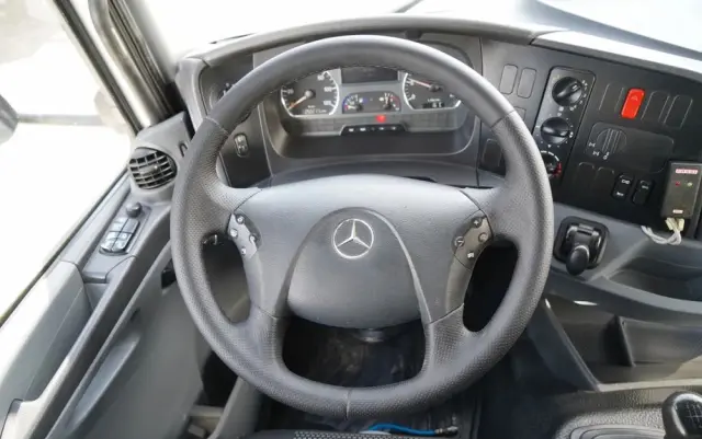 MERCEDES-BENZ / AXOR 2633 / 6X4 / SKRZYNIOWY - 6,55 M / MOCNA PODŁOGA / HDS FASSI F155 / wysów: 10 M / MAX UDŹWIG 6 000 KG / MANUAL  / STEROWANIE RADIOWE / 