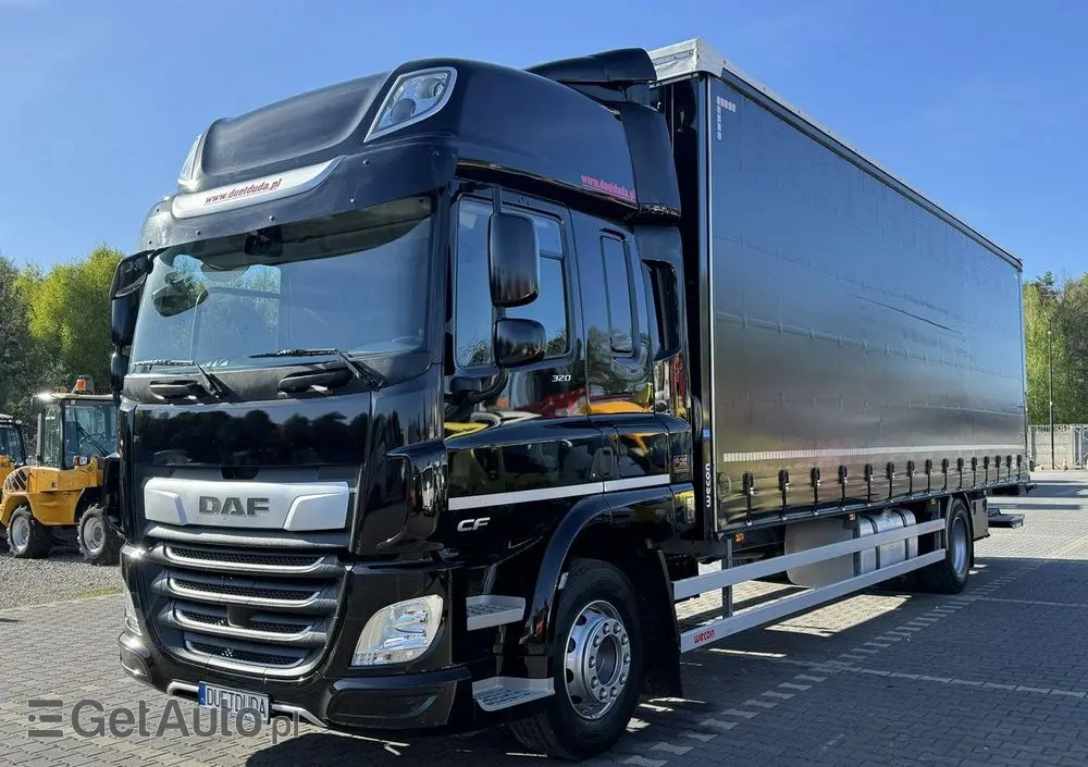 DAF CF 320 E6 Winda Firana Tył Drzwi Dach Zsuwany Długi 9.40m 