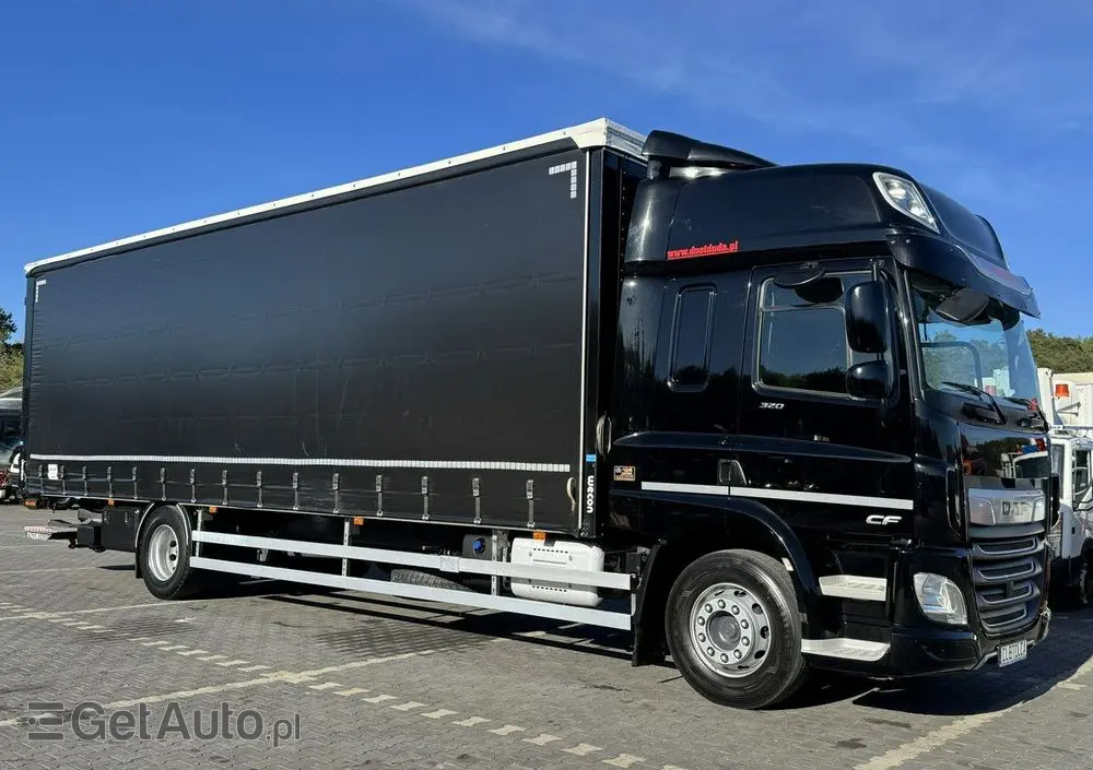 DAF CF 320 E6 Winda Firana Tył Drzwi Dach Zsuwany Długi 9.40m 