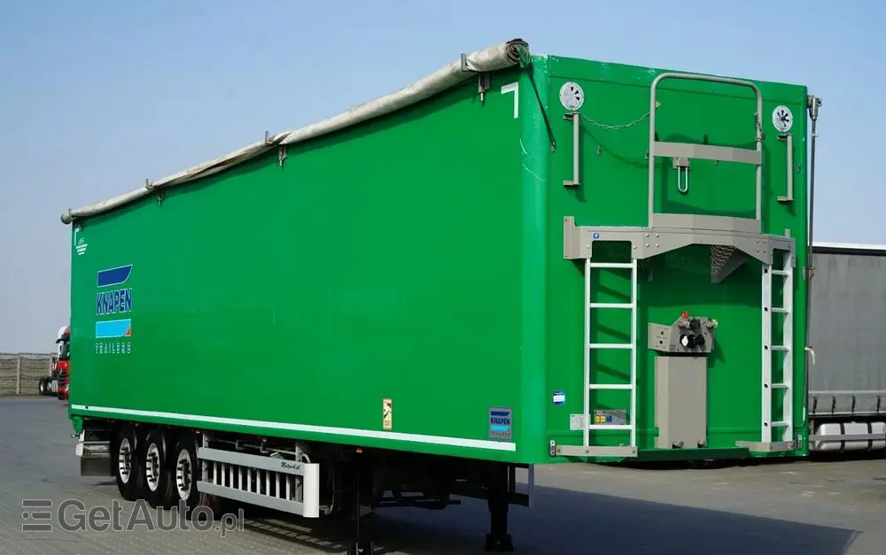 KNAPEN / RUCHOMA PODŁOGA / WALKING FLOOR / 94 m3  / OŚ PODNOSZONA / OSIE SAF / ALUFELGI / 