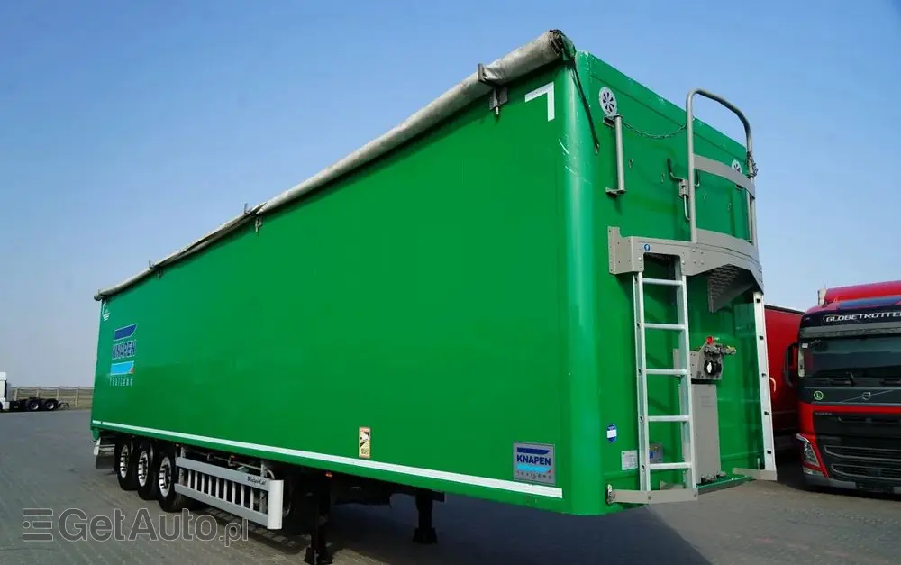 KNAPEN / RUCHOMA PODŁOGA / WALKING FLOOR / 94 m3  / OŚ PODNOSZONA / OSIE SAF / ALUFELGI / 