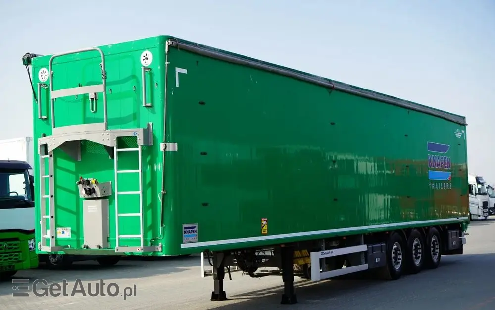 KNAPEN / RUCHOMA PODŁOGA / WALKING FLOOR / 94 m3  / OŚ PODNOSZONA / OSIE SAF / ALUFELGI / 