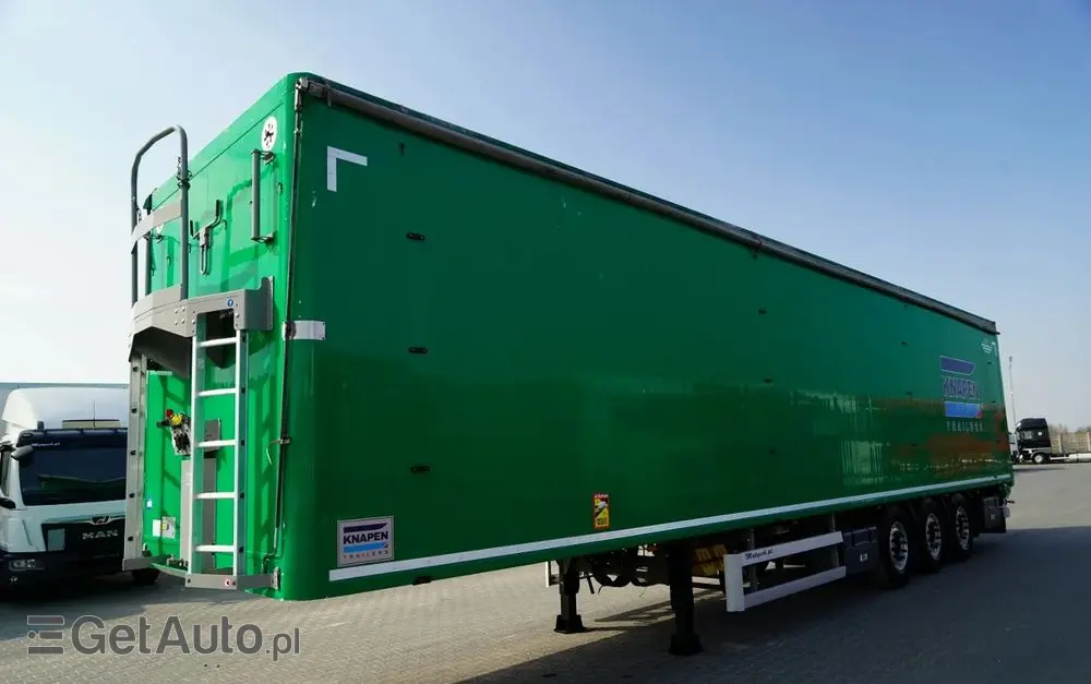 KNAPEN / RUCHOMA PODŁOGA / WALKING FLOOR / 94 m3  / OŚ PODNOSZONA / OSIE SAF / ALUFELGI / 