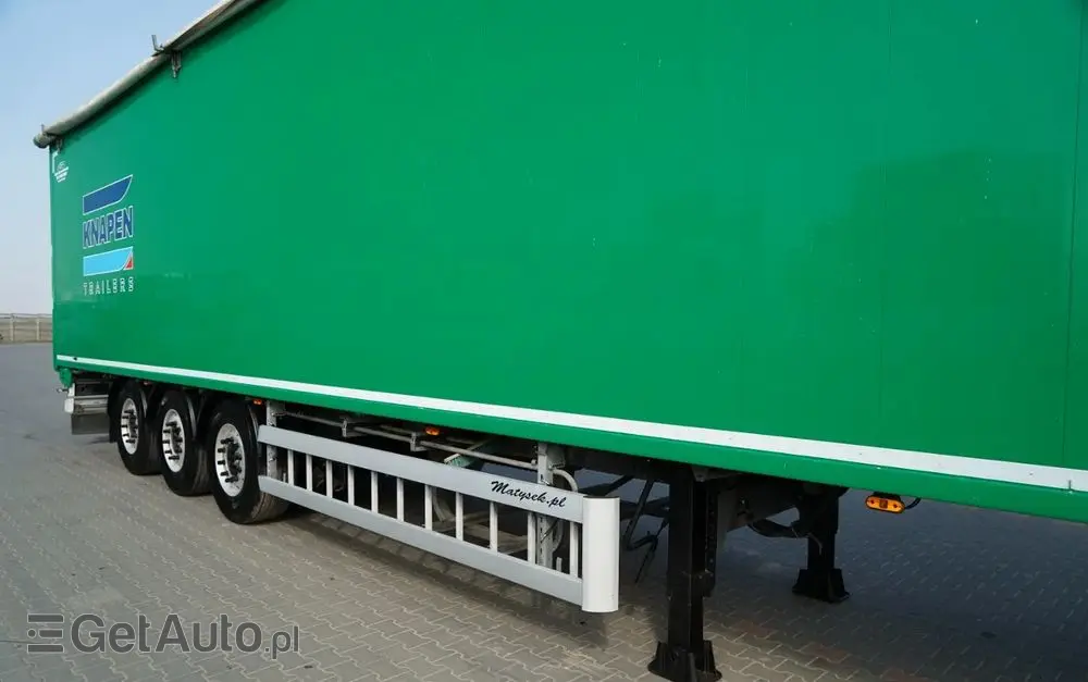 KNAPEN / RUCHOMA PODŁOGA / WALKING FLOOR / 94 m3  / OŚ PODNOSZONA / OSIE SAF / ALUFELGI / 