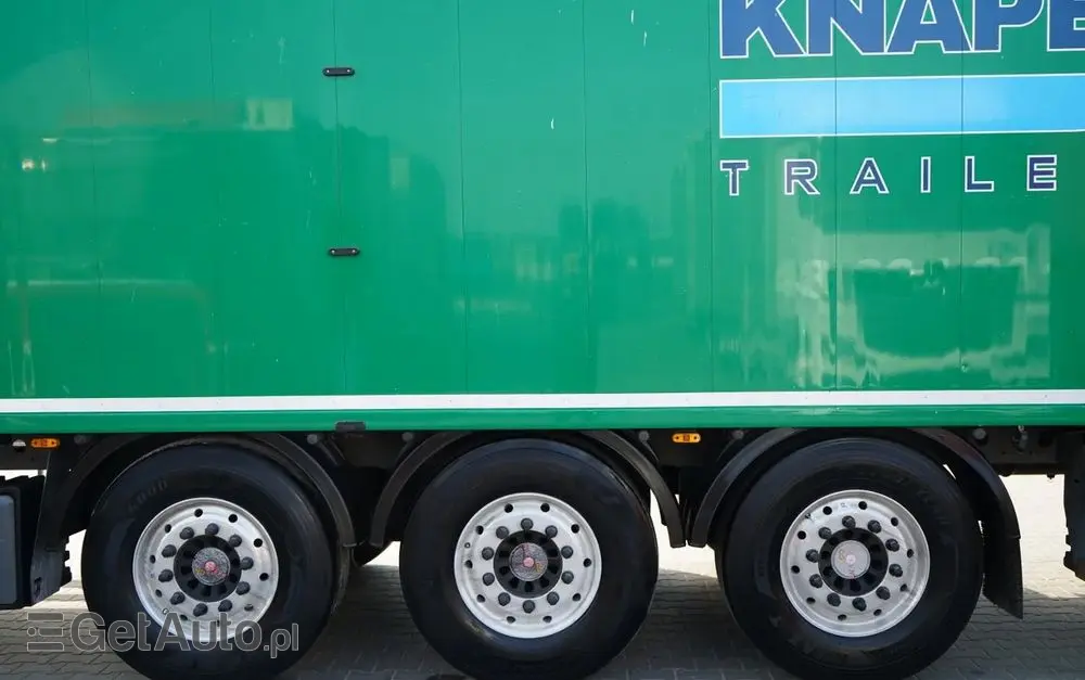 KNAPEN / RUCHOMA PODŁOGA / WALKING FLOOR / 94 m3  / OŚ PODNOSZONA / OSIE SAF / ALUFELGI / 