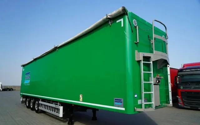 KNAPEN / RUCHOMA PODŁOGA / WALKING FLOOR / 94 m3  / OŚ PODNOSZONA / OSIE SAF / ALUFELGI / 