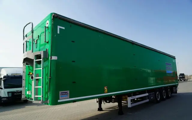 KNAPEN / RUCHOMA PODŁOGA / WALKING FLOOR / 94 m3  / OŚ PODNOSZONA / OSIE SAF / ALUFELGI / 