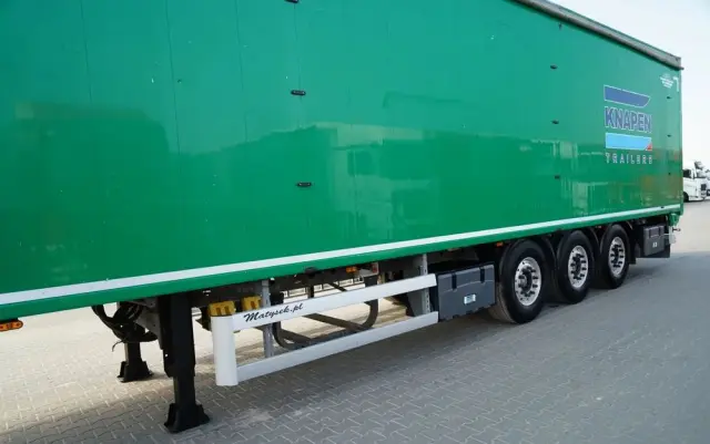 KNAPEN / RUCHOMA PODŁOGA / WALKING FLOOR / 94 m3  / OŚ PODNOSZONA / OSIE SAF / ALUFELGI / 