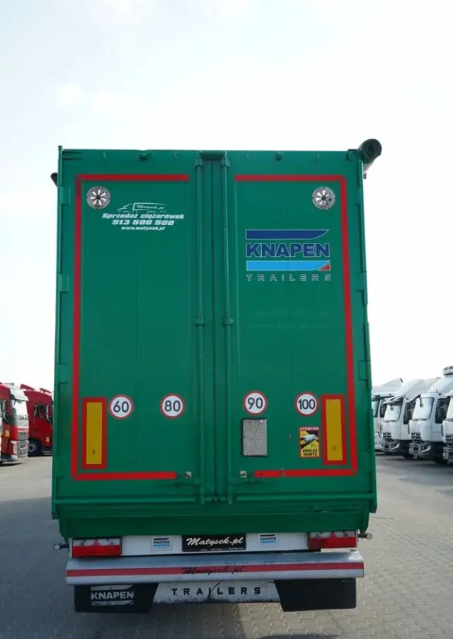 KNAPEN / RUCHOMA PODŁOGA / WALKING FLOOR / 94 m3  / OŚ PODNOSZONA / OSIE SAF / ALUFELGI / 