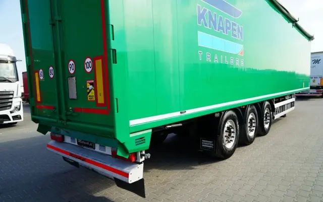 KNAPEN / RUCHOMA PODŁOGA / WALKING FLOOR / 94 m3  / OŚ PODNOSZONA / OSIE SAF / ALUFELGI / 