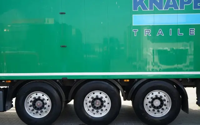 KNAPEN / RUCHOMA PODŁOGA / WALKING FLOOR / 94 m3  / OŚ PODNOSZONA / OSIE SAF / ALUFELGI / 