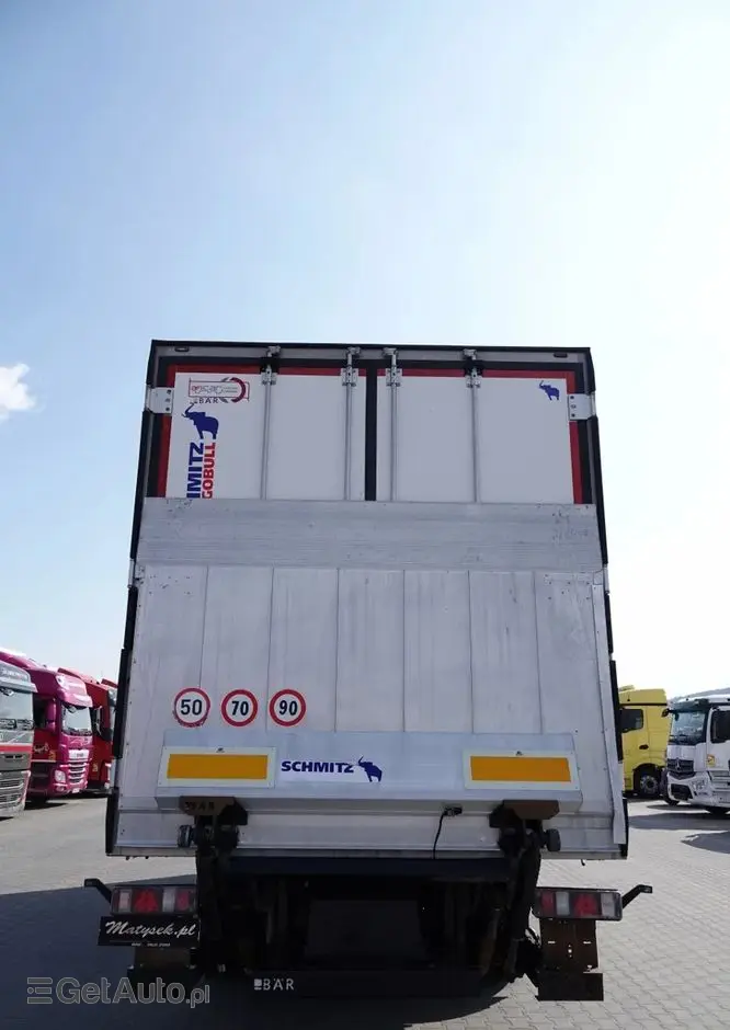 SCHMITZ CARGOBULL PRZYCZEPA  CHŁODNIA / CARIER SUPRA 1250 MT  / WINDA BAR / SAF 