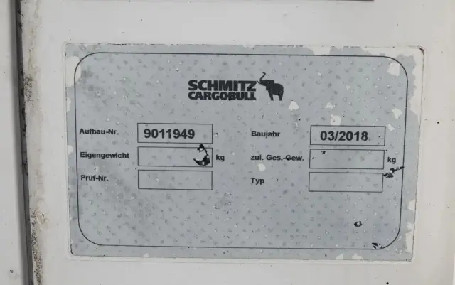 SCHMITZ CARGOBULL PRZYCZEPA  CHŁODNIA / CARIER SUPRA 1250 MT  / WINDA BAR / SAF 