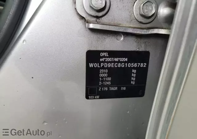 OPEL Zafira 1.4 T Cosmo EU6