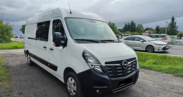 OPEL Movano  brygadówka 7 osób klima nawigacja hak tempomat ledy 