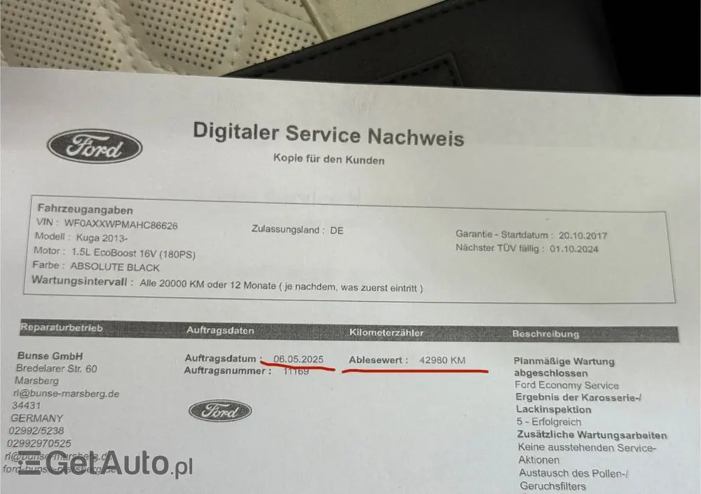 FORD Kuga 1.5 EcoBoost 4x4 Vignale