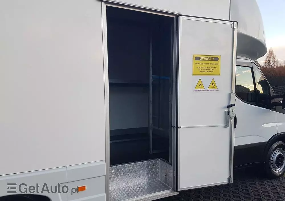 IVECO DAILY KONTENER NISKOPODŁOGOWY 4,43x2,23x2,42 SKLEP KAMPER KONIOWÓZ BAR KLIMA 