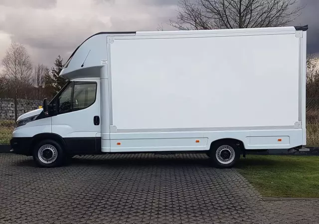 IVECO DAILY KONTENER NISKOPODŁOGOWY 4,43x2,23x2,42 SKLEP KAMPER KONIOWÓZ BAR KLIMA 
