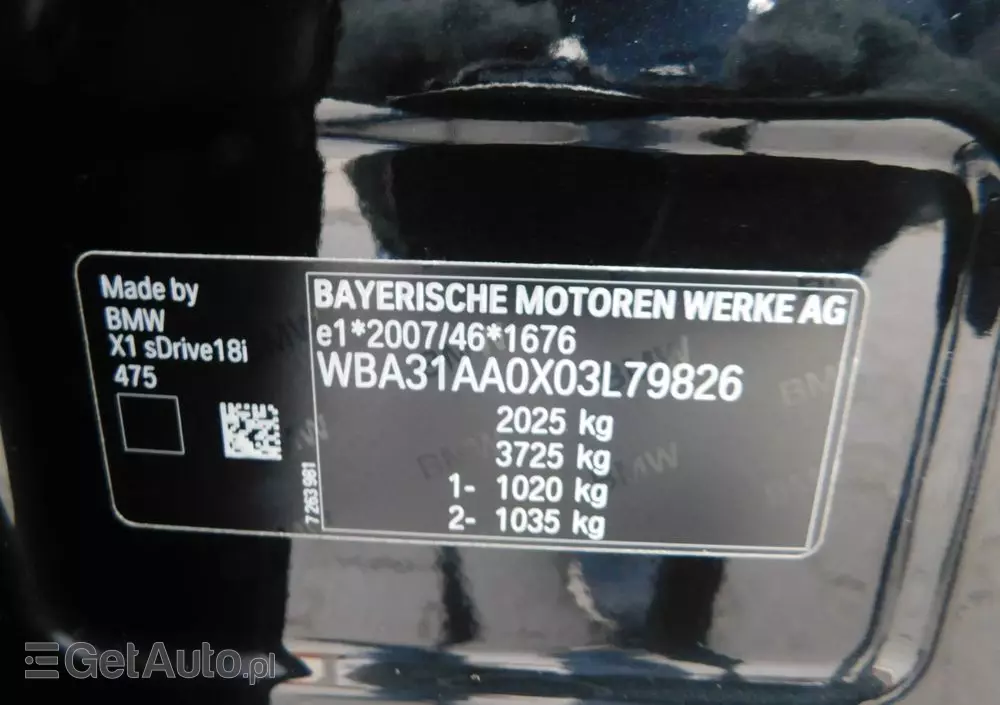 BMW X1 SDrive18i xLine