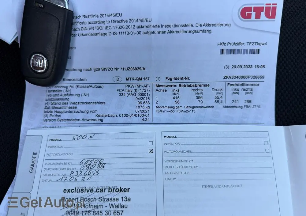 FIAT 500X 1.6 E-torQ 4x2 S-Design City Look