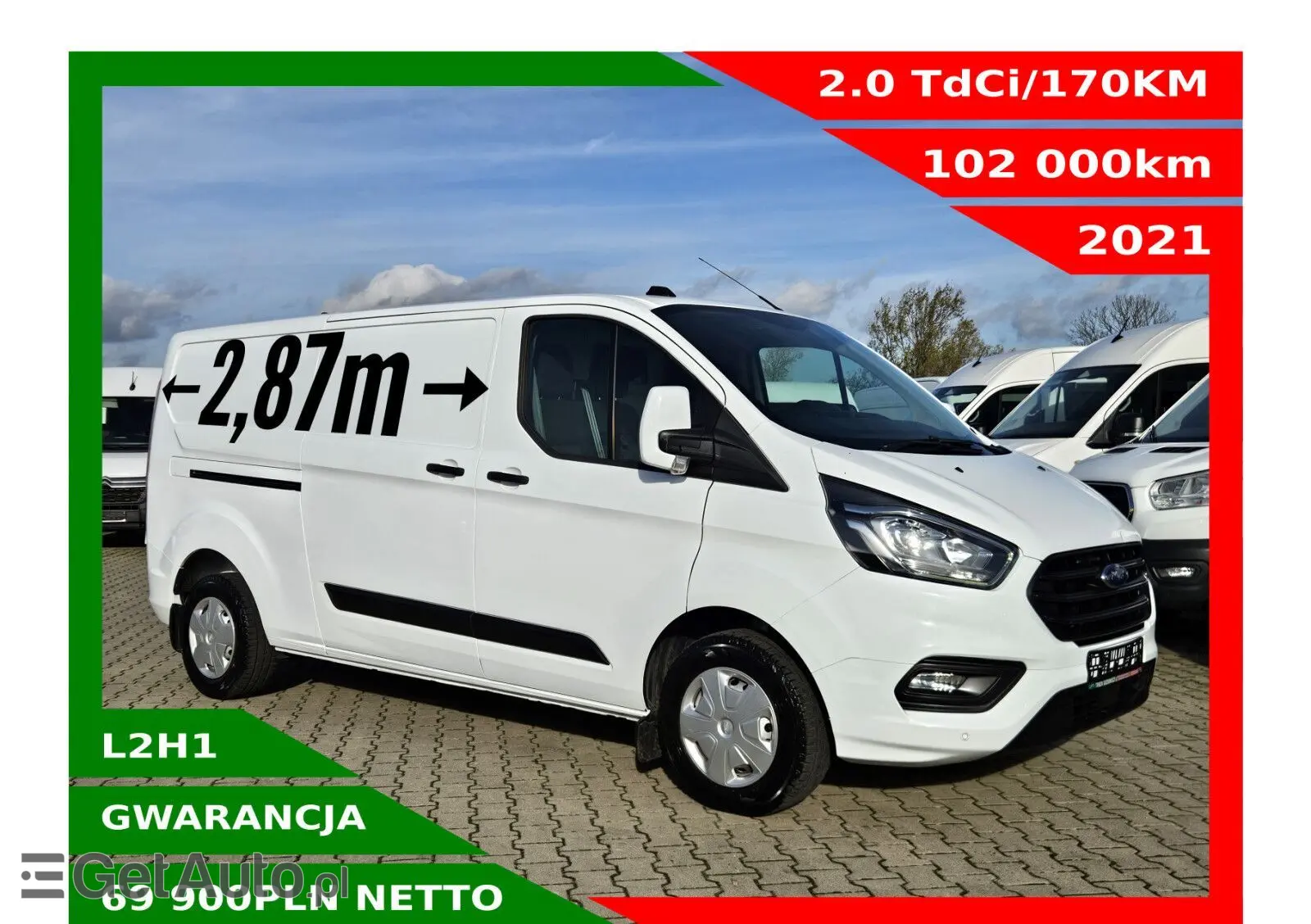 FORD Transit Custom L2 Trail