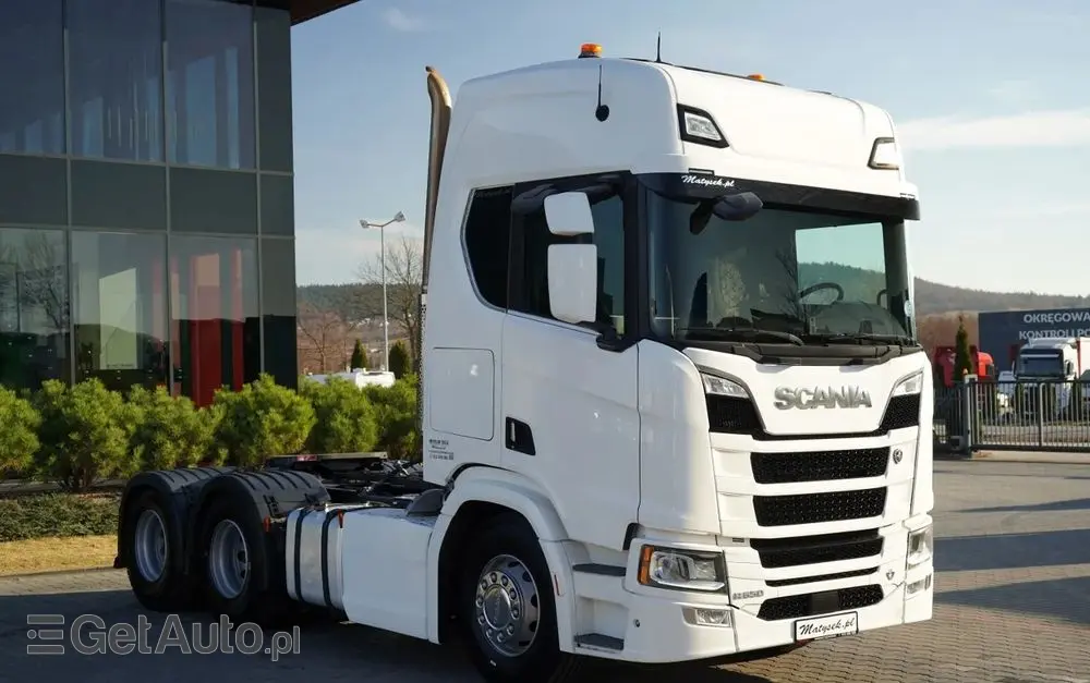 SCANIA R 650 / V8 / 6x4 / HYDRAULIKA /  DMC: 100.000 KG / I-PARK COOL / 3 OSIOWY CIĄGNIK SIODŁOWY / OPONY 100% 