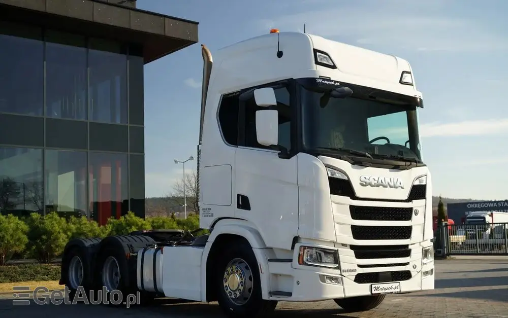 SCANIA R 650 / V8 / 6x4 / HYDRAULIKA /  DMC: 100.000 KG / I-PARK COOL / 3 OSIOWY CIĄGNIK SIODŁOWY / OPONY 100% 