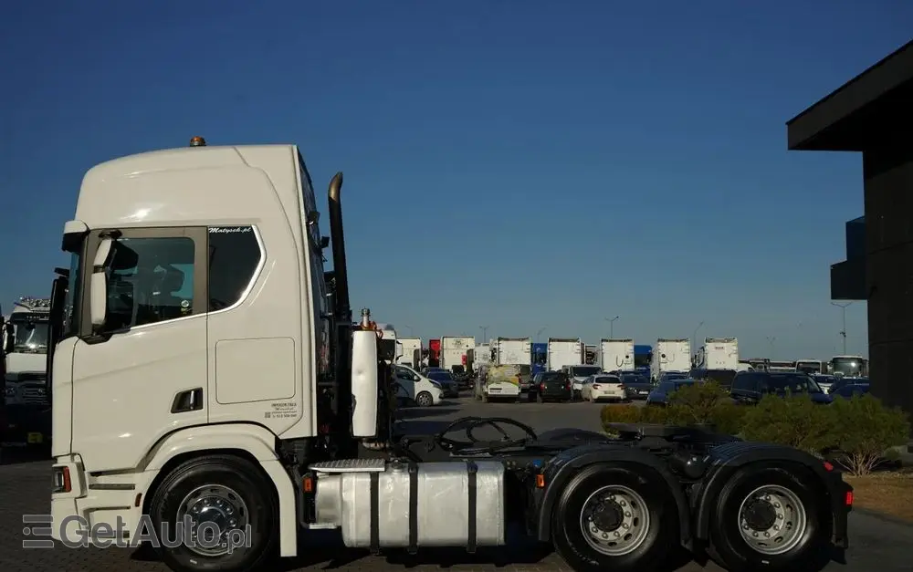 SCANIA R 650 / V8 / 6x4 / HYDRAULIKA /  DMC: 100.000 KG / I-PARK COOL / 3 OSIOWY CIĄGNIK SIODŁOWY / OPONY 100% 