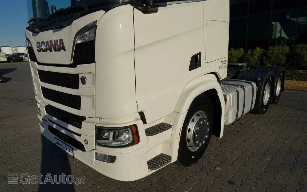 SCANIA R 650 / V8 / 6x4 / HYDRAULIKA /  DMC: 100.000 KG / I-PARK COOL / 3 OSIOWY CIĄGNIK SIODŁOWY / OPONY 100% 