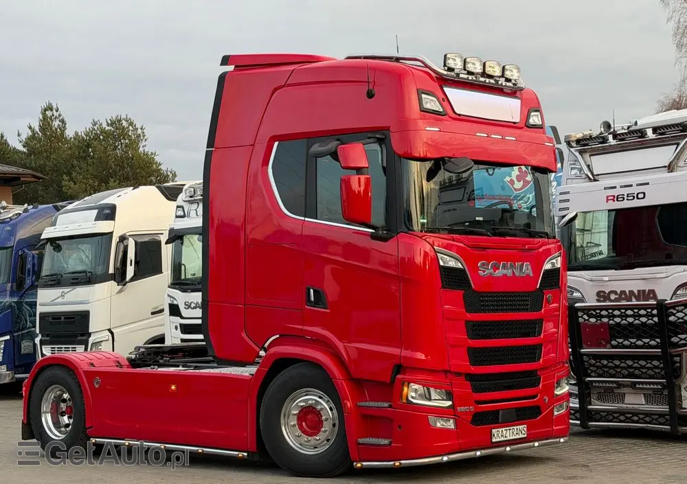 SCANIA 580s Scania z Niemiec ASO kontrakt serwisowy idealny stan v8 4x2 