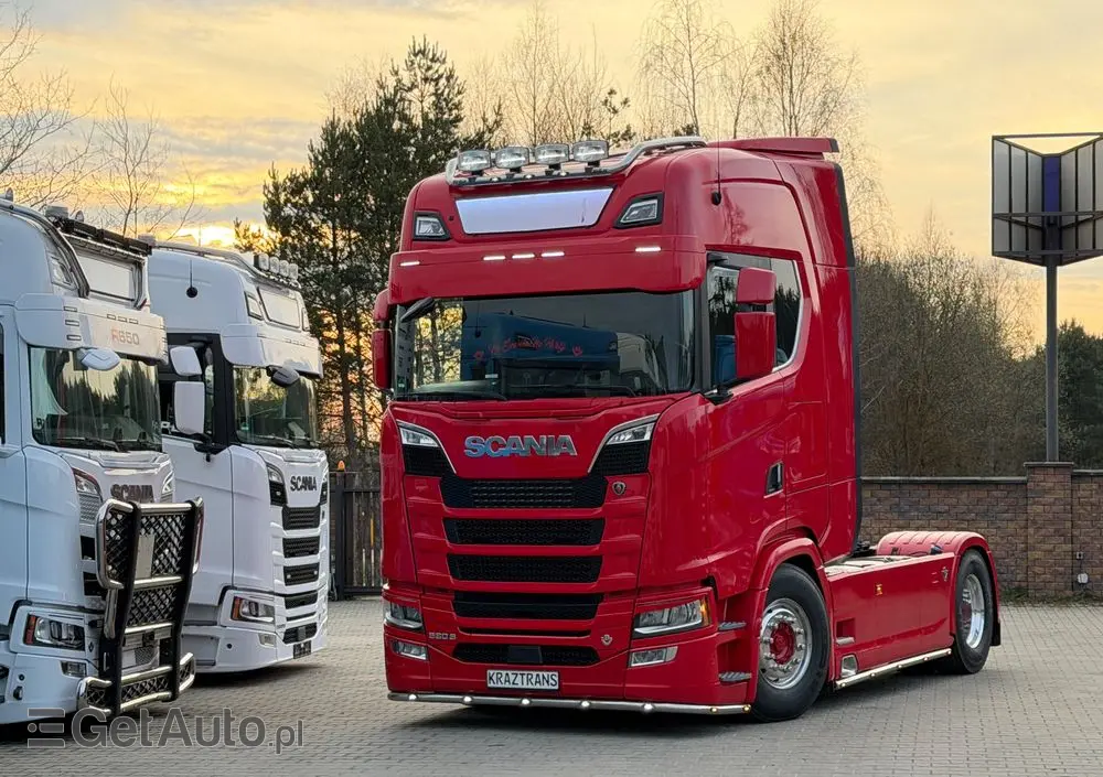 SCANIA 580s Scania z Niemiec ASO kontrakt serwisowy idealny stan v8 4x2 