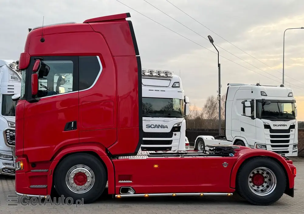 SCANIA 580s Scania z Niemiec ASO kontrakt serwisowy idealny stan v8 4x2 