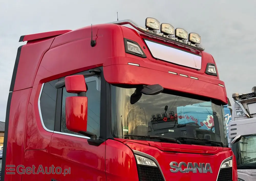 SCANIA 580s Scania z Niemiec ASO kontrakt serwisowy idealny stan v8 4x2 