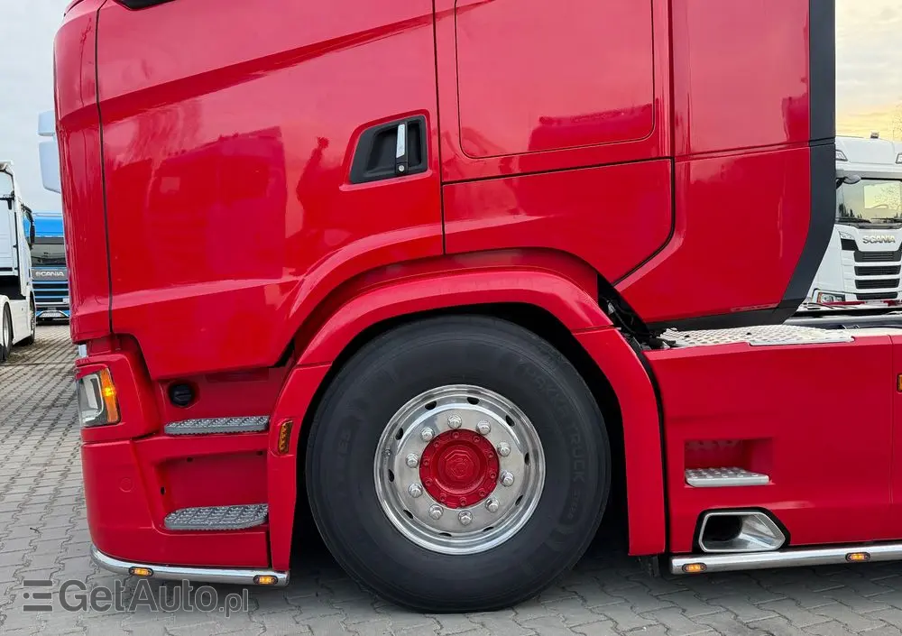 SCANIA 580s Scania z Niemiec ASO kontrakt serwisowy idealny stan v8 4x2 