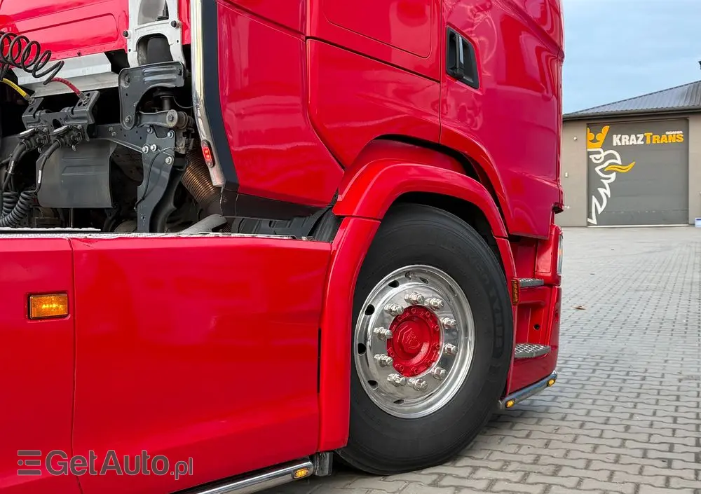 SCANIA 580s Scania z Niemiec ASO kontrakt serwisowy idealny stan v8 4x2 