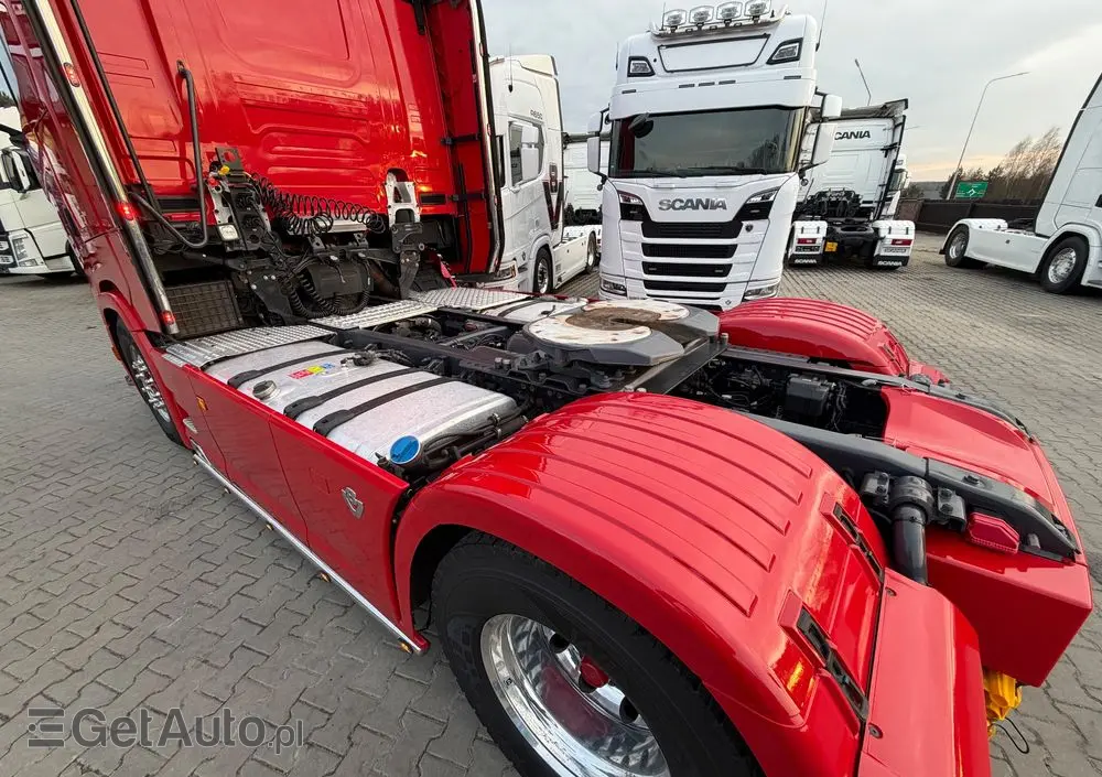 SCANIA 580s Scania z Niemiec ASO kontrakt serwisowy idealny stan v8 4x2 